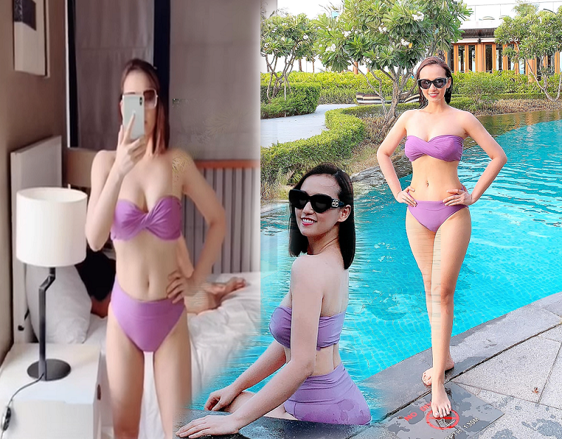 Lã Thanh Huyền diện bikini siêu nóng bỏng 'đốt mắt' fans