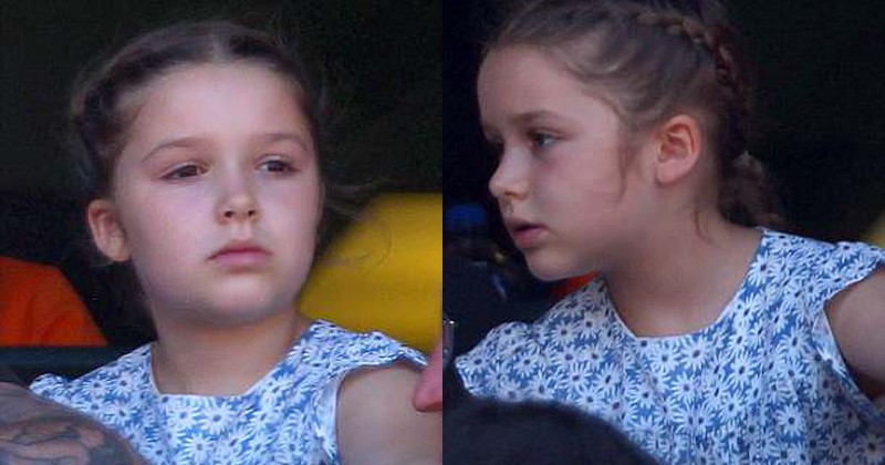 'Công chúa nhỏ' Harper xinh đẹp cùng bố Beckham xem quần vợt
