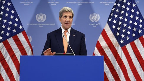 Ngoại trưởng Mỹ John Kerry. Ảnh: Reuters. 