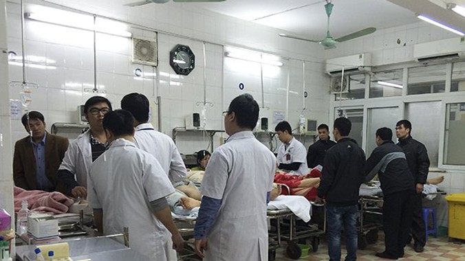 Khoa cấp cứu các bệnh viện lớn tiếp nhận nhiều ca đánh nhau dịp Tết. Ảnh: Vietnamnet.