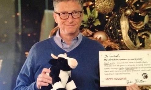 Bill Gates đã từng làm “Ông già Noel bí mật”.