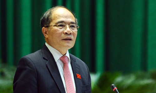 Chủ tịch Quốc hội Nguyễn Sinh Hùng. Ảnh: VOV.