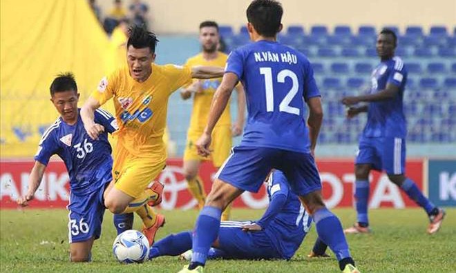 Vòng 15 V-League 2016: Kịch tính trên sân Thanh Hóa