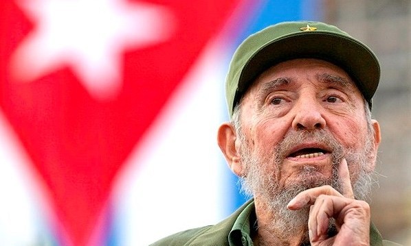 Lãnh tụ Cuba Fidel Castro. 