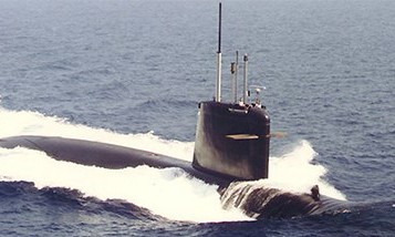 Tàu ngầm hạt nhân lớp Rubis của Hải quân Pháp. 