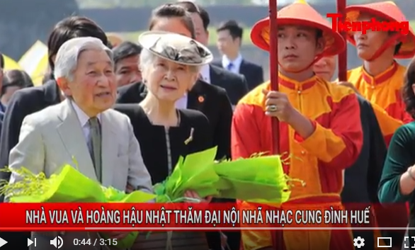 Tin nóng 24H: Nhà vua và Hoàng hậu Nhật thăm Đại nội Huế