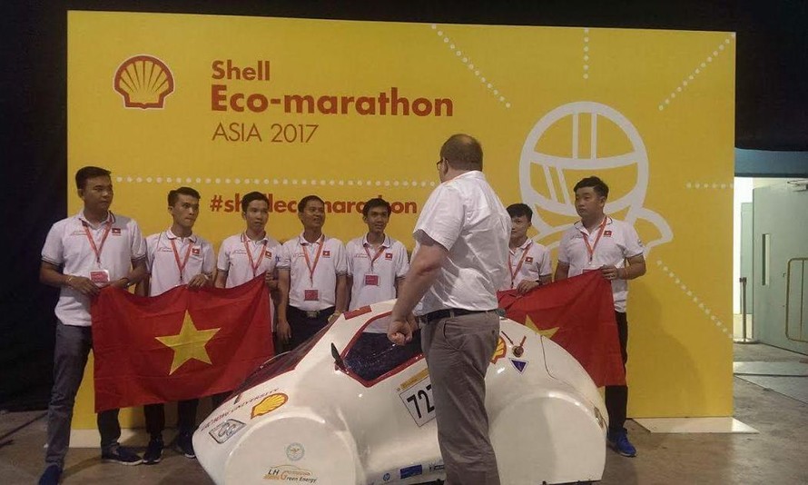 Việt Nam lần thứ 3 vô địch cuộc thi xe tiết kiệm nguyên liệu châu Á 2017