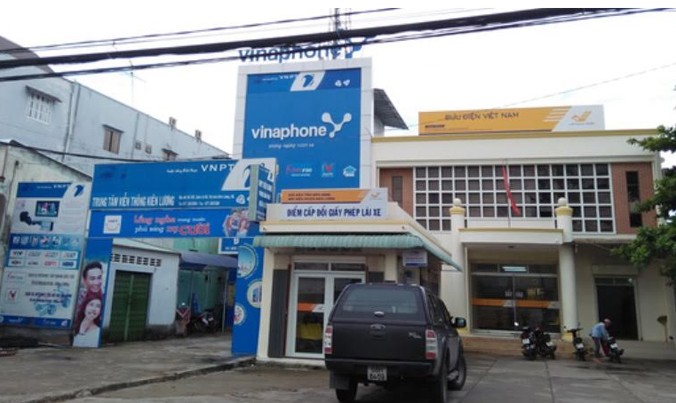 Trụ sở VNPT Kiên Lương, nơi Nguyễn Trung Kiên tham ô gần 6 tỷ đồng. Ảnh báo NLĐ.