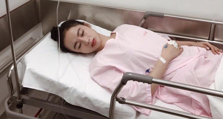 Angela Phương Trinh nhập viện cấp cứu nghi bị sốt xuất huyết.