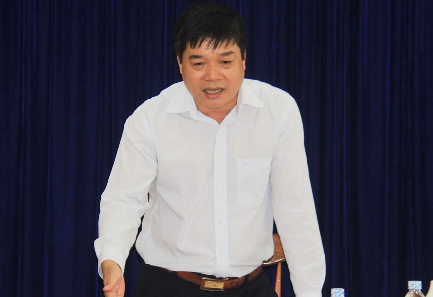 Ông Nguyễn Trung Hải, Giám đốc Sở NN&PTNT tỉnh Kon Tum phát biểu tại buổi họp báo.
