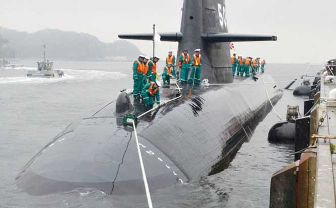Tàu ngầm Soryu của Nhật Bản. Ảnh: Getty Images.