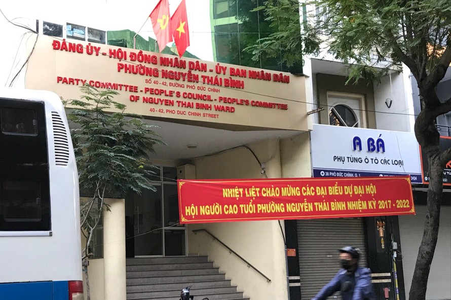 UBND phường Nguyễn Thái Bình, quận 1, TPHCM.