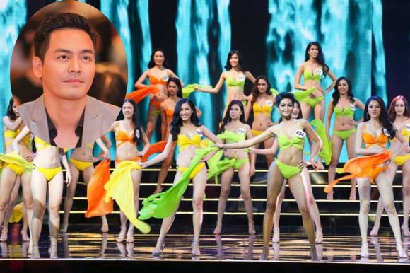 MC Phan gây tranh cãi khi ủng hộ việc tổ chức đêm Bán kết Hoa hậu Hoàn vũ 2017 giữa ngày bão ở Khánh Hòa.