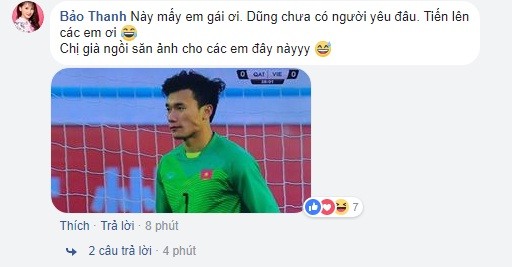 Bảo Thanh xúi fan 'cua' thủ môn Tiến Dũng, MC Thảo Vân 'yêu bác Park'