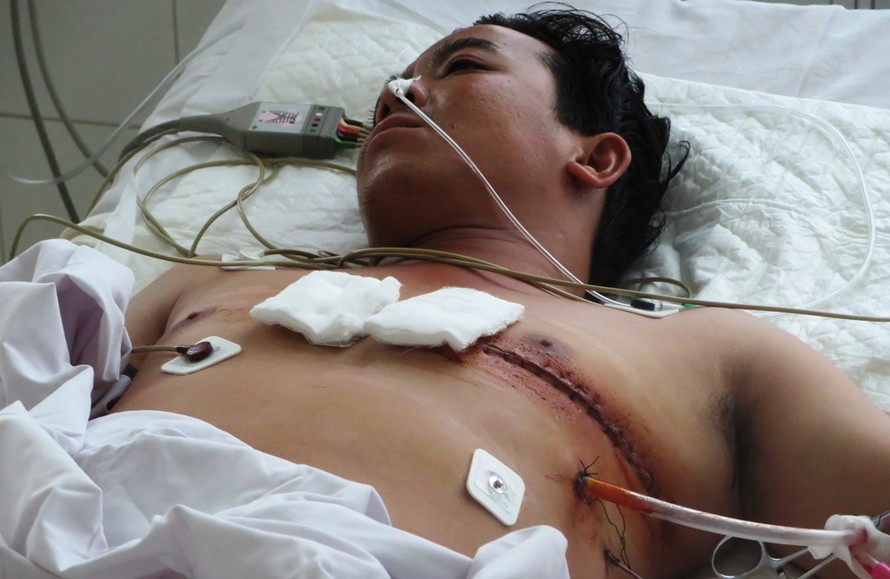 Bệnh nhân Nguyễn Hoàng Minh đã dần hồi phục.