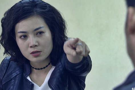 Diễn viên Thanh Hương trong vai con gái ông trùm phim "Người phán xử".