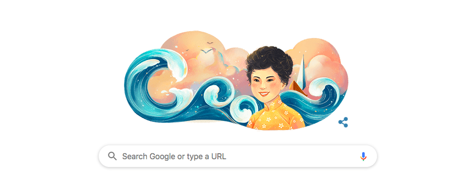 Google vinh danh nhà thơ Xuân Quỳnh vào ngày sinh nhật thứ 77