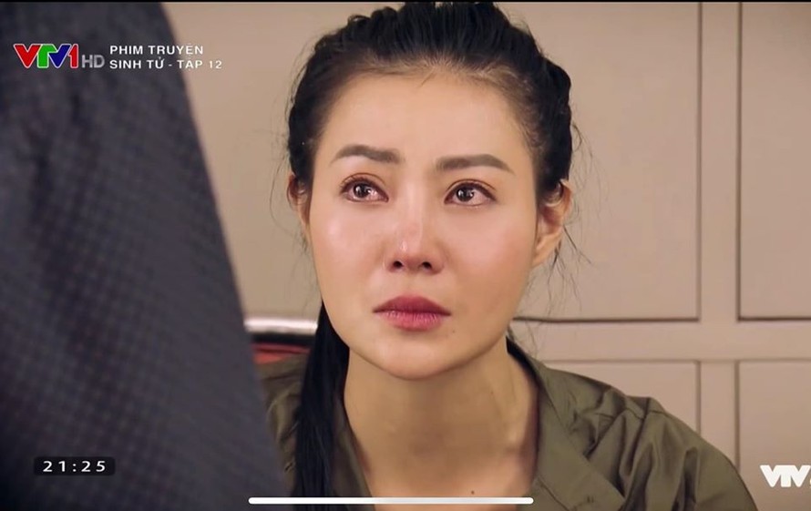 Hình ảnh Thanh Hương trong phim "Sinh tử".