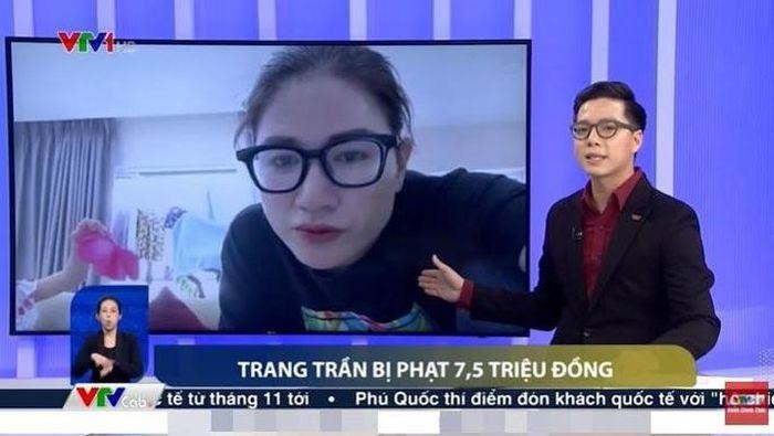 Trang Trần bị VTV nhắc tên sau án phạt vì phát ngôn tục tĩu, phản cảm