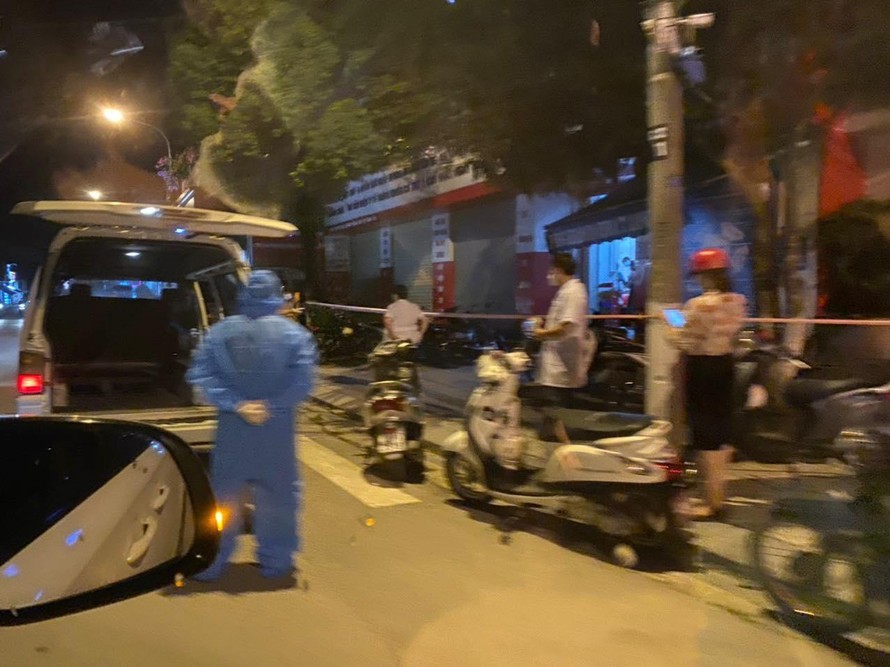 Phòng khám đa khoa số 2, Nguyễn Du ở thành phố Lạng Sơn được phong tỏa trong đêm 12/8 -Ảnh: TL