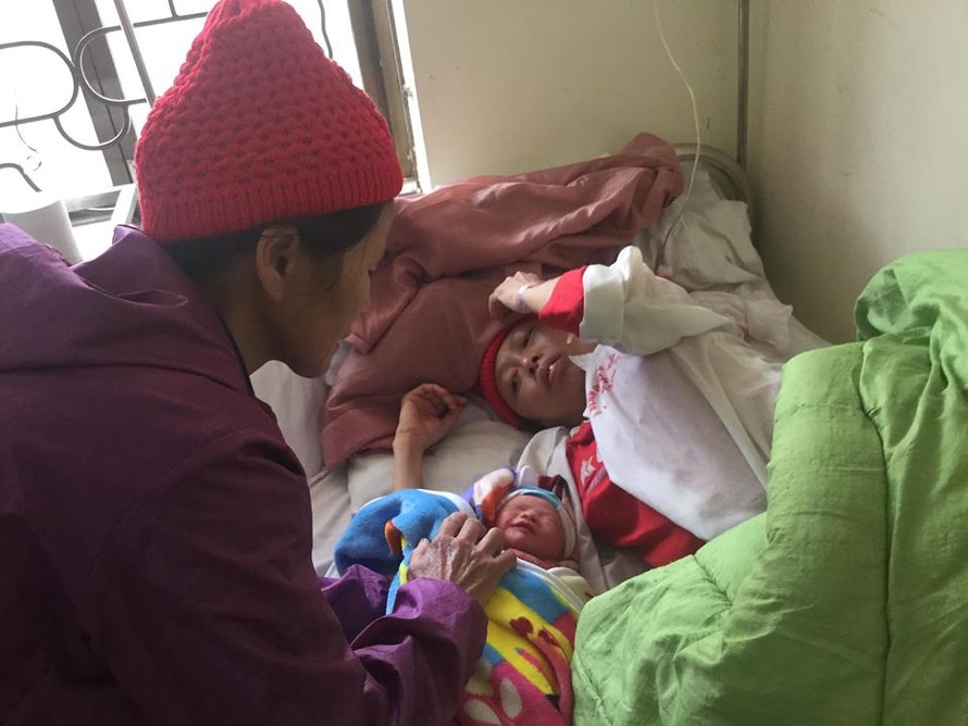 Nhiều bệnh nhân, nhất là sản phụ, trẻ sơ sinh tại bệnh viện ĐK Lạng Sơn rất lo ngại thời tiết khắc nghiệt .Ảnh: Duy Chiến