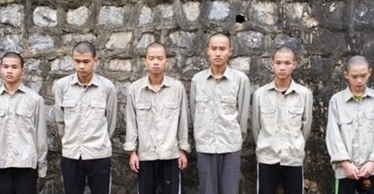Các đối tượng tham gia buôn bán ma túy cho học sinh phổ thông ở Hữu Lũng, Lạng Sơn .Ảnh: TL