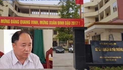 Ông Duyệt (ảnh nhỏ) đã có nhiều sai phạm khi giữ vai trò Trưởng ban quản lý các dự án đầu tư Sở TN &MT tỉnh Lạng Sơn (ảnh lớn) .Ảnh: PL