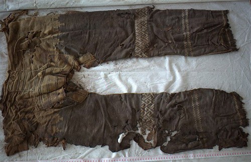 Chiếc quần khoảng 3.000 năm tuổi được phát hiện ở Trung Quốc. Ảnh: German Archaeological Institute