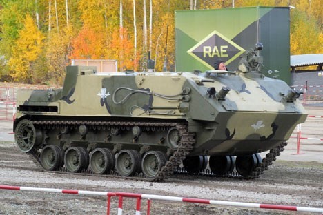  Xe bọc thép Rakushka mới của quân đội Nga, dự kiến sẽ được đưa vào sử dụng vào mùa xuân năm sau.