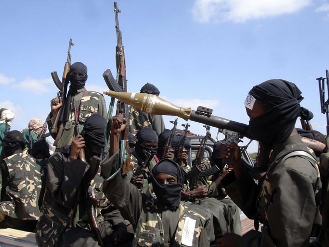Phiến quân Al Shabab ở Somalia.(Nguồn: AFP) 