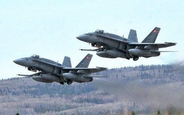  Máy bay CF-18 của Canada. (Nguồn: AFP) 