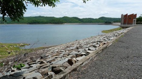 Hồ Sông Quao nơi xảy ra vụ việc.