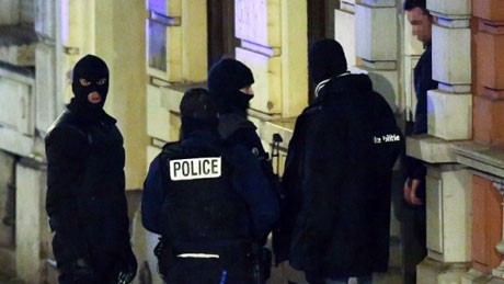 Cảnh sát Bỉ ngày 16/1 bắt giữ 13 nghi phạm khủng bố. (Ảnh: AFP)