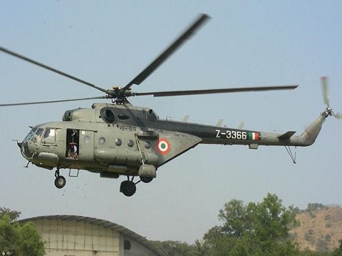 Máy bay trực thăng vận tải Mi-17V-5 trong biên chế của không quân Ấn Độ