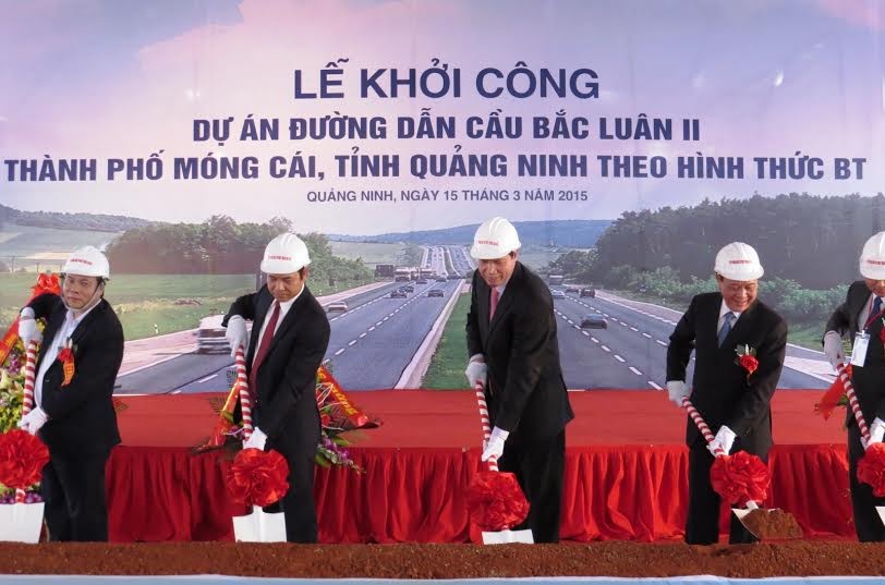 Khởi công đường dẫn cầu Bắc Luân 2 nối sang Trung Quốc