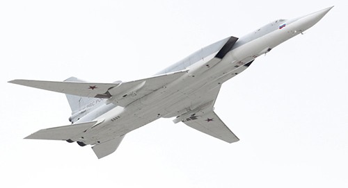 Máy bay ném bom chiến lược Tu-22M3 của Nga. Ảnh: Sputnik news