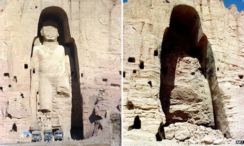 Taliban đặt bom phá hủy tượng Phật lớn nhất thế giới