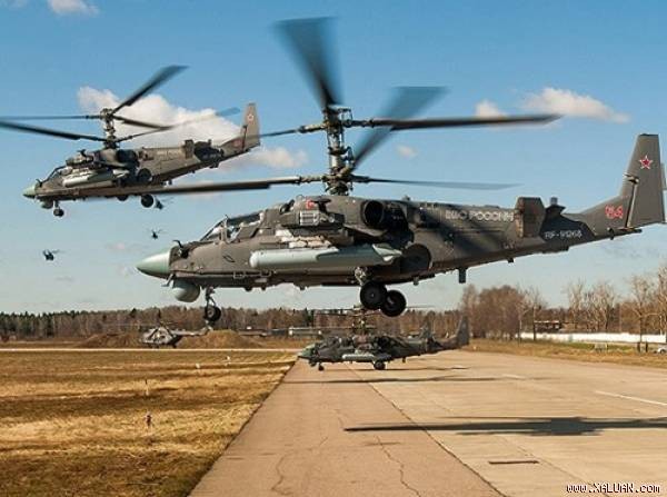 Ka-52 của Nga được đánh giá là loại trực thăng chiến đấu hàng đầu thế giới