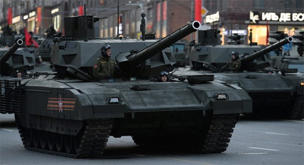 Xe tăng Armata T-14 của Nga. Ảnh: SputnikNews