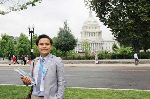 Phạm Nguyễn Đăng Trình, sinh viên Đại học Fullerton bangCalifornia (Mỹ).