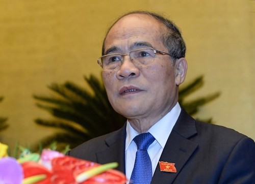Chủ tịch Quốc hội Nguyễn Sinh Hùng.