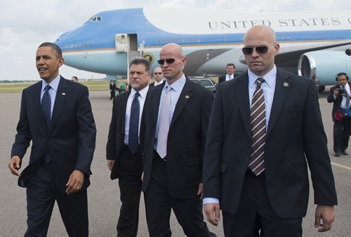 Các nhân viên PPD luôn túc trực bên cạnh tổng thống Mỹ, đặc biệt là trong các chuyến công du nước ngoài. Ảnh minh họa: AFP