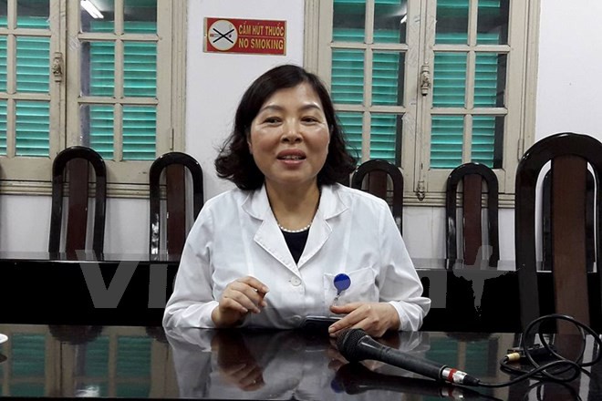 Bà Nguyễn Thị Bích Hường, Phó giám đốc bệnh viện Việt Đức. (Ảnh: Thùy Giang/Vietnam+) 