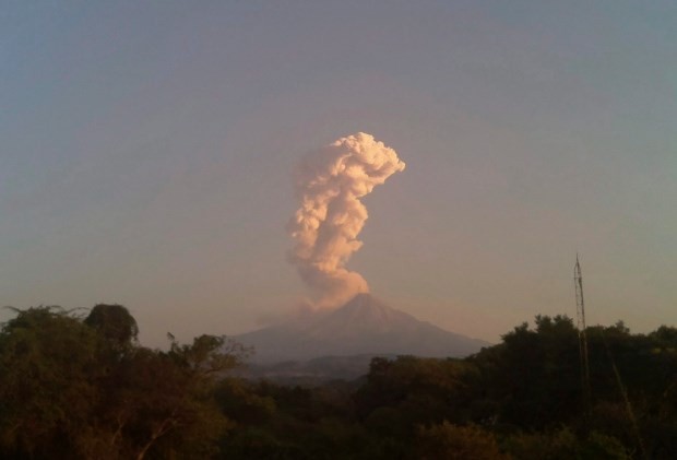 Núi lửa Colima. (Nguồn: AP)