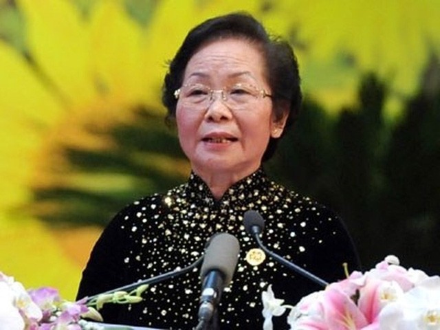 Chủ tịch Hội Khuyến học Việt Nam Nguyễn Thị Doan 