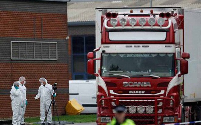 Vụ 39 người chết trong container ở Anh đang gây chấn động thế giới.