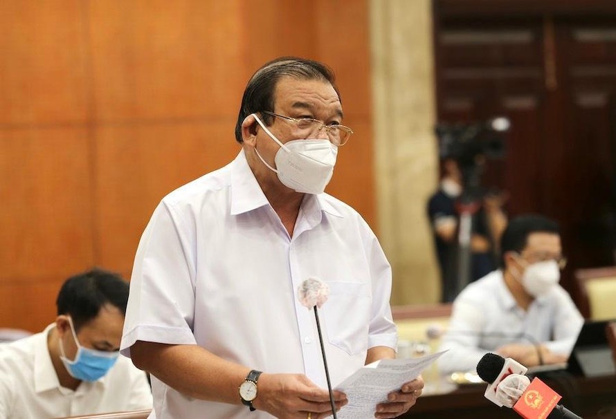 Ông Lê Minh Tấn, nguyên Giám đốc Sở LĐ-TB&XH TP.HCM