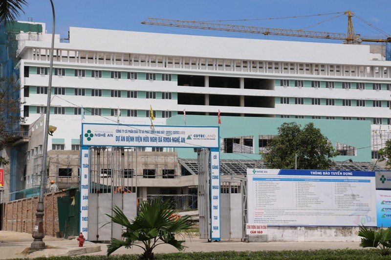 Phạt Cty CP Bệnh viện hữu nghị đa khoa Nghệ An xây dựng sai thiết kế