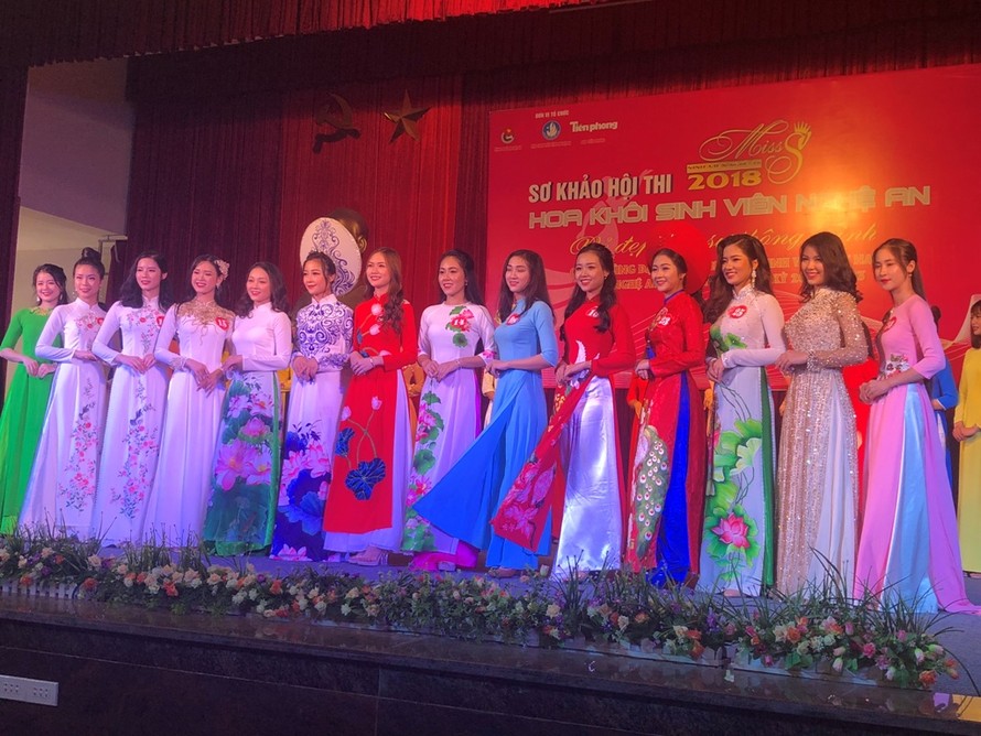 17 thí sinh lọt chung kết 'Hoa khôi Sinh viên' Nghệ An 2018