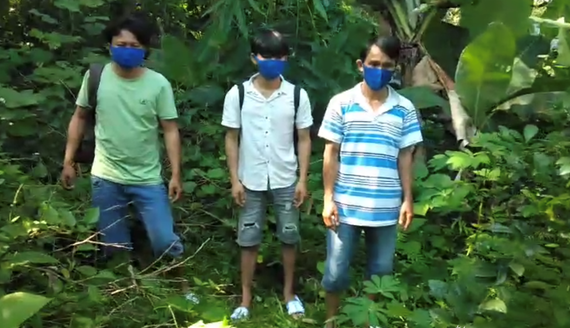 Cách ly ba thanh niên vượt biên trái phép từ Lào về Việt Nam